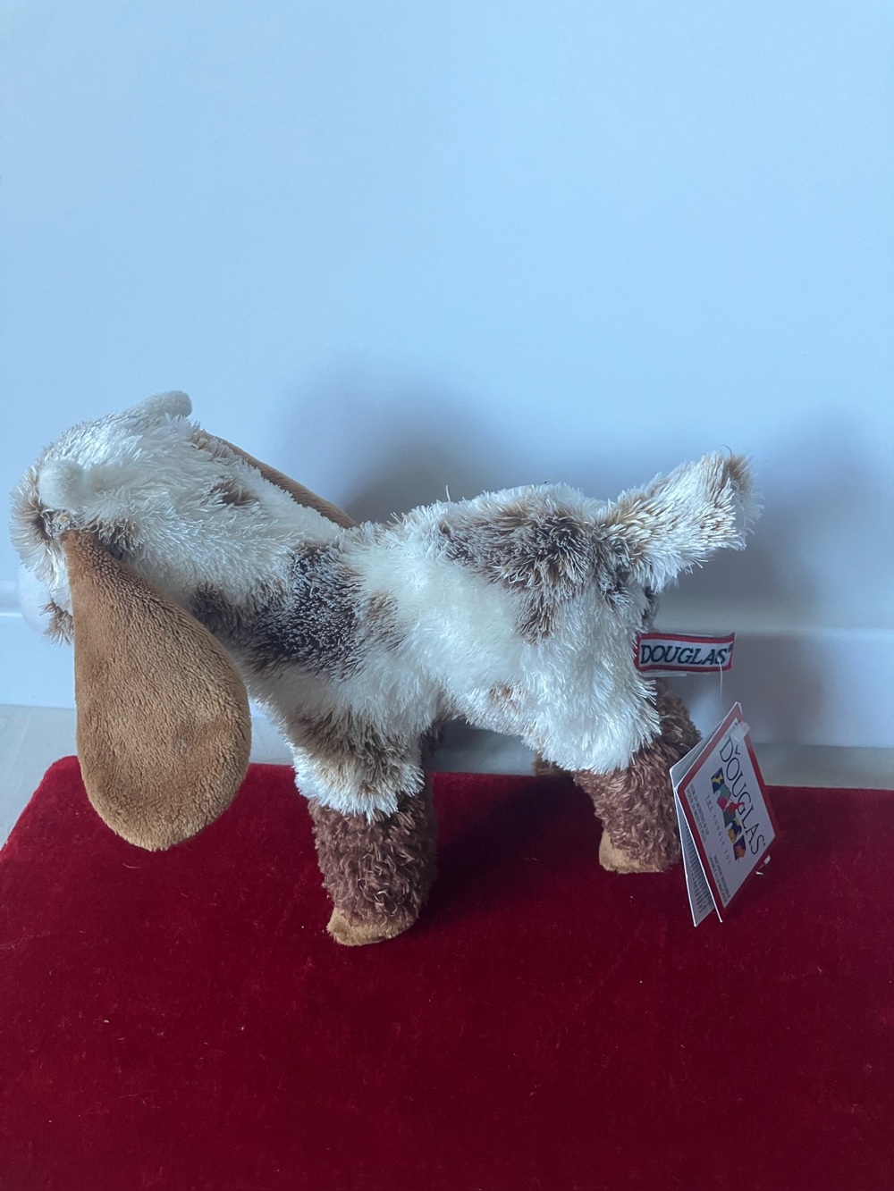 Douglas Bodhi Goat Plush Stuffed Animal 4022 Brown White Nubian Spotted NWT 8".